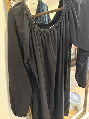 Honeydove Vintage Long Sleeve Puff Dress